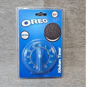NEW in box Oreo Cookie 60 Minute Kitchen Timer Blue Manual OREO collectable